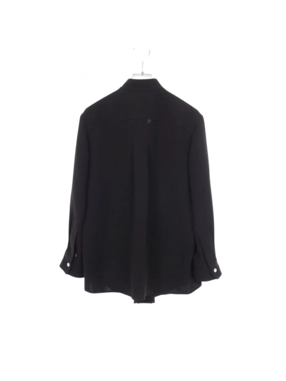 Louis Vuitton Blouse with Bow Tie Black Silk Long Sleeve Shirt